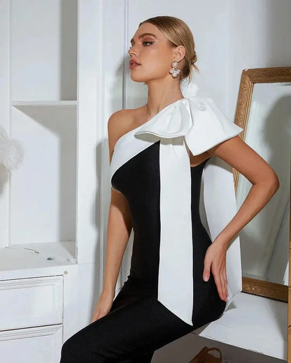 blair bandage midi dress