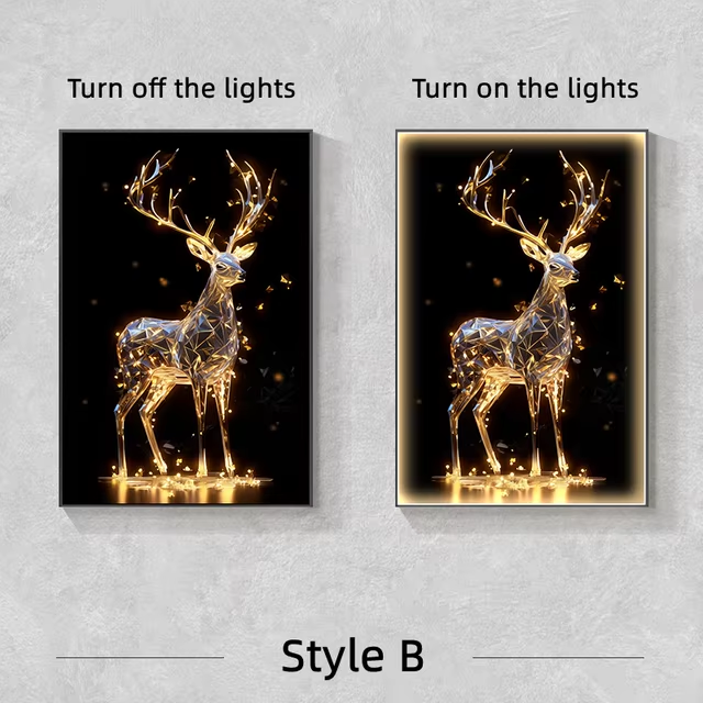 🎁Christmas SALE🎁Glowing 3D Mural Decoration