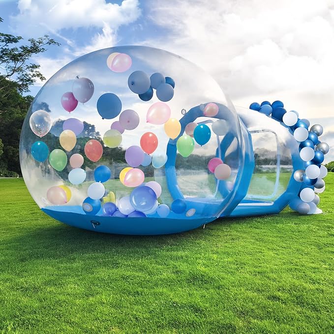 🎁Christmas Sale🎁 Kids Inflatable Bubble House Dome with 750W Air Blower