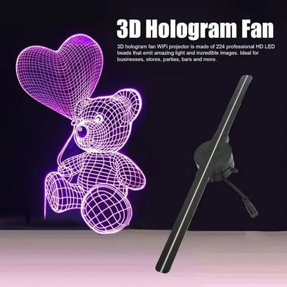 🔥Black Friday Sale🔥 6ft 3D Hologram LED Fan Projector Christmas Tree