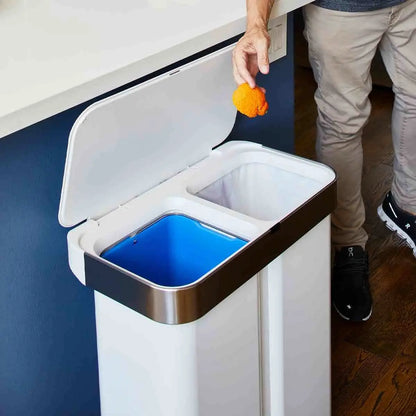 ⭐⭐⭐⭐⭐58L Dual Compartment Sensor Trash Can