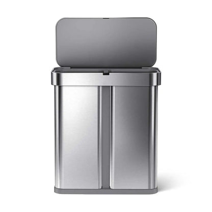 ⭐⭐⭐⭐⭐58L Dual Compartment Sensor Trash Can