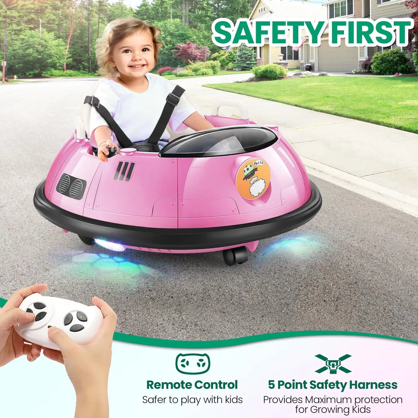 🔥Kids Bumper Car with Remote Control