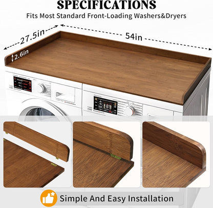 🎄 Christmas Sale 🔥 Washer Dryer Wooden Countertops