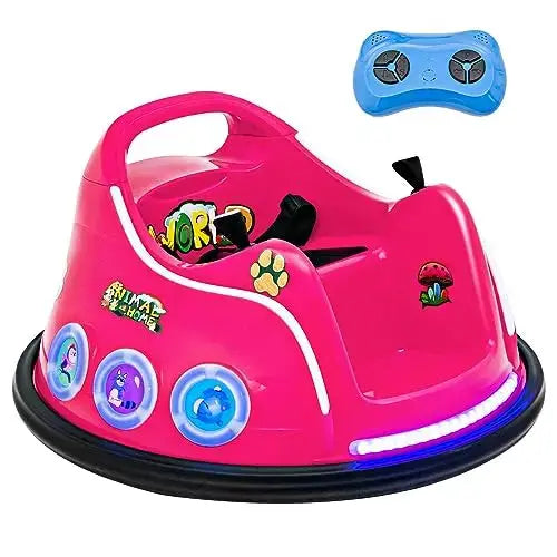 🎁Christmas SALE🎁360°rotating 12V electric ride-on bumper car with remote control