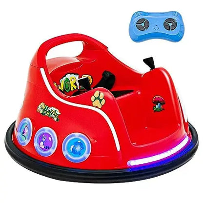 🎁Christmas SALE🎁360°rotating 12V electric ride-on bumper car with remote control