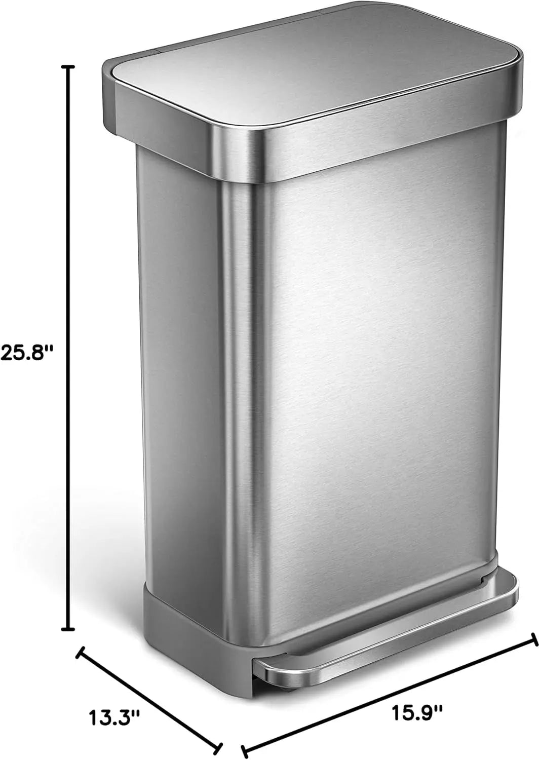 ⭐⭐⭐⭐⭐58L Dual Compartment Sensor Trash Can