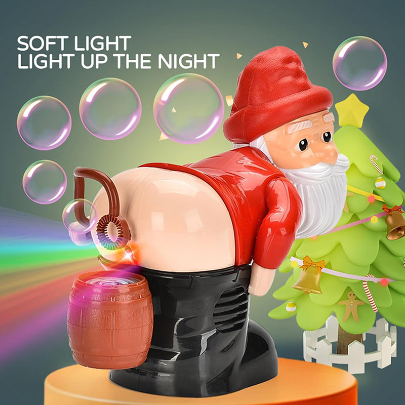 🎅Christmas Sales🎄Funny Santa Bubble Blowing Machine