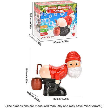 🎅Christmas Sales🎄Funny Santa Bubble Blowing Machine